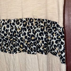 Short dress / long blouse